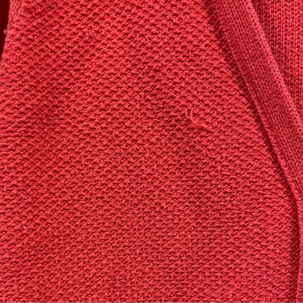 J.Jill Zip Up V-Neck Knit Cardigan Womens Size Medium Salmon Color - Picture 12 of 12